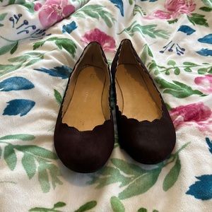 Lauren Conrad Wavy Edge Flats Size 9